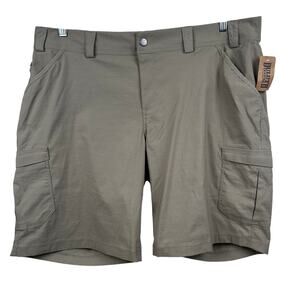 NEW Duluth Trading Co Dry on the Fly 10" Shorts Khaki Tan Women's Plus Size 20